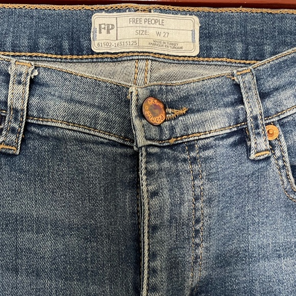 Free People Great Heights Frayed Skinny Jeans size 27 - Picture 8 of 12